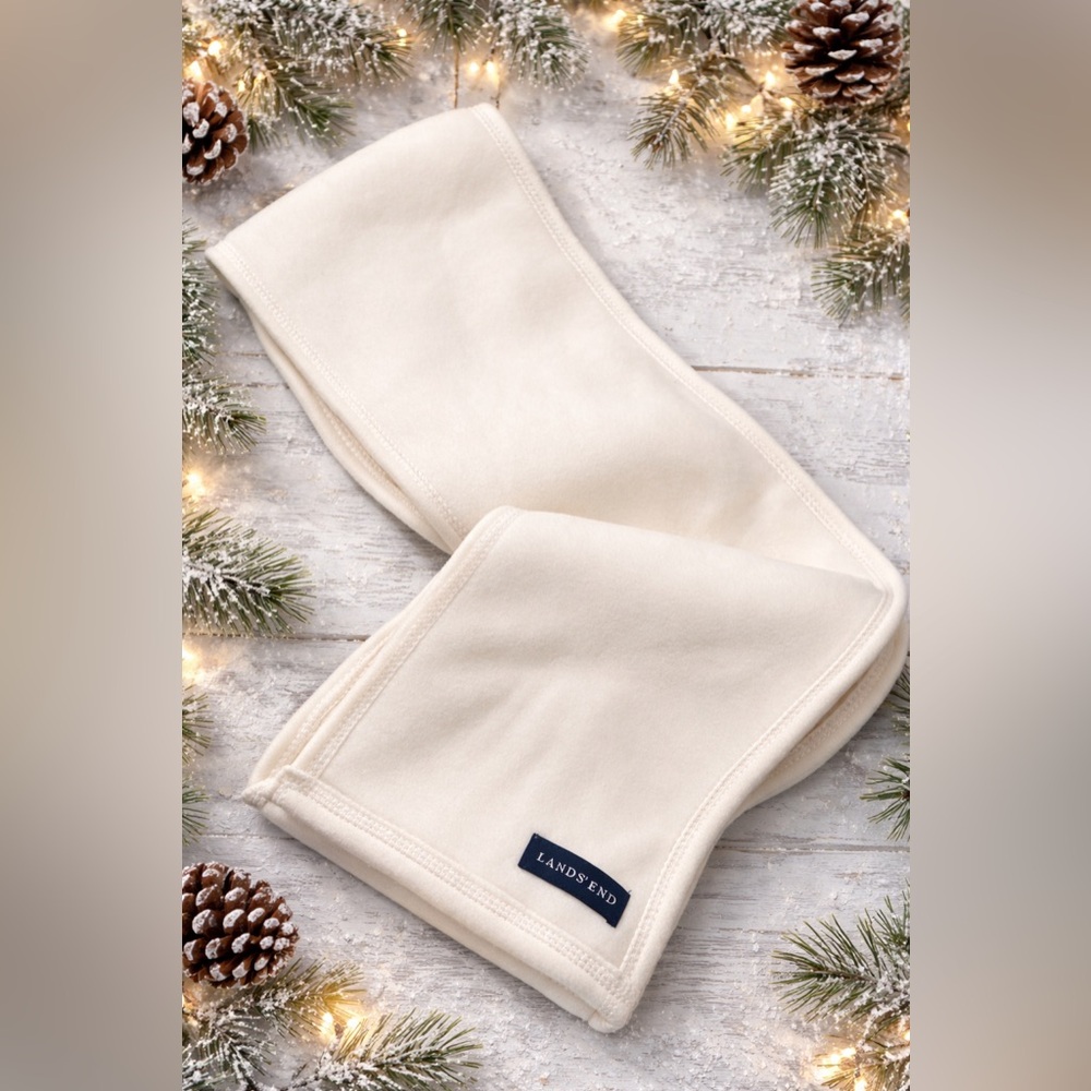 Lands' End Soft Ivory Scarf